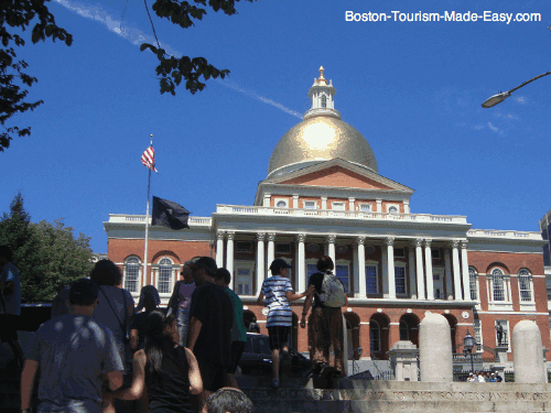 freedom trail mass state house photo