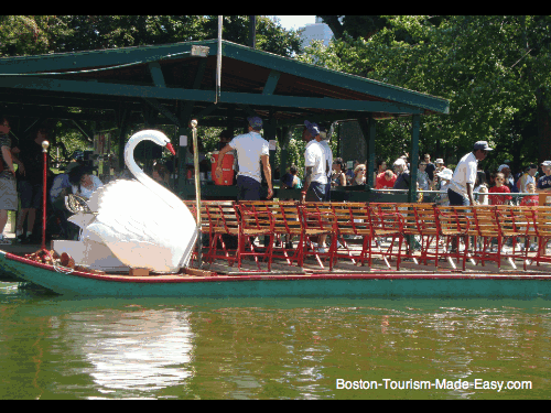 swan boats in boston