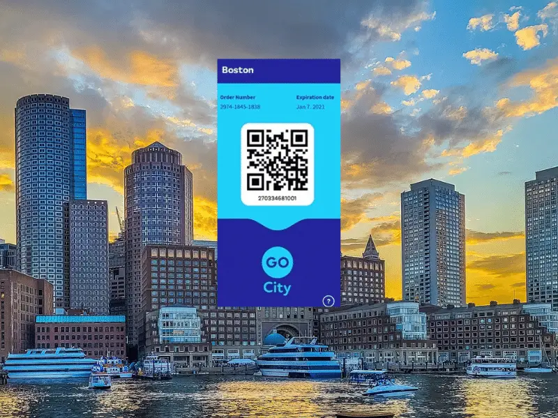 Boston's Go City Pass overlooking Boston