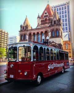 beantown trolley tours of boston bus located in downtown boston