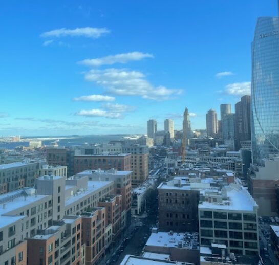 View from CitizenM Boston North Station Hotel