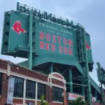 Fenway park sign at the stadium