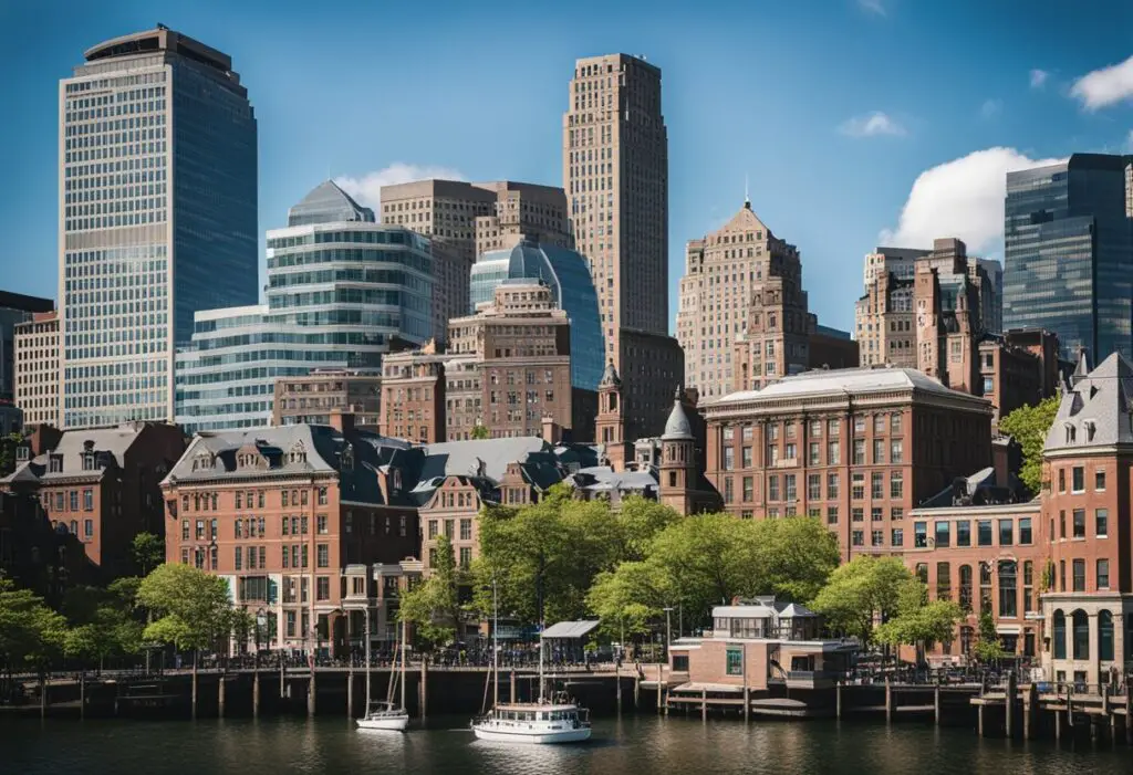 Beautiful view of the Boston