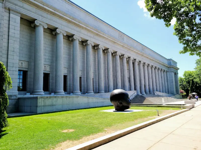 A facade of Museum of Fine Arts, Boston